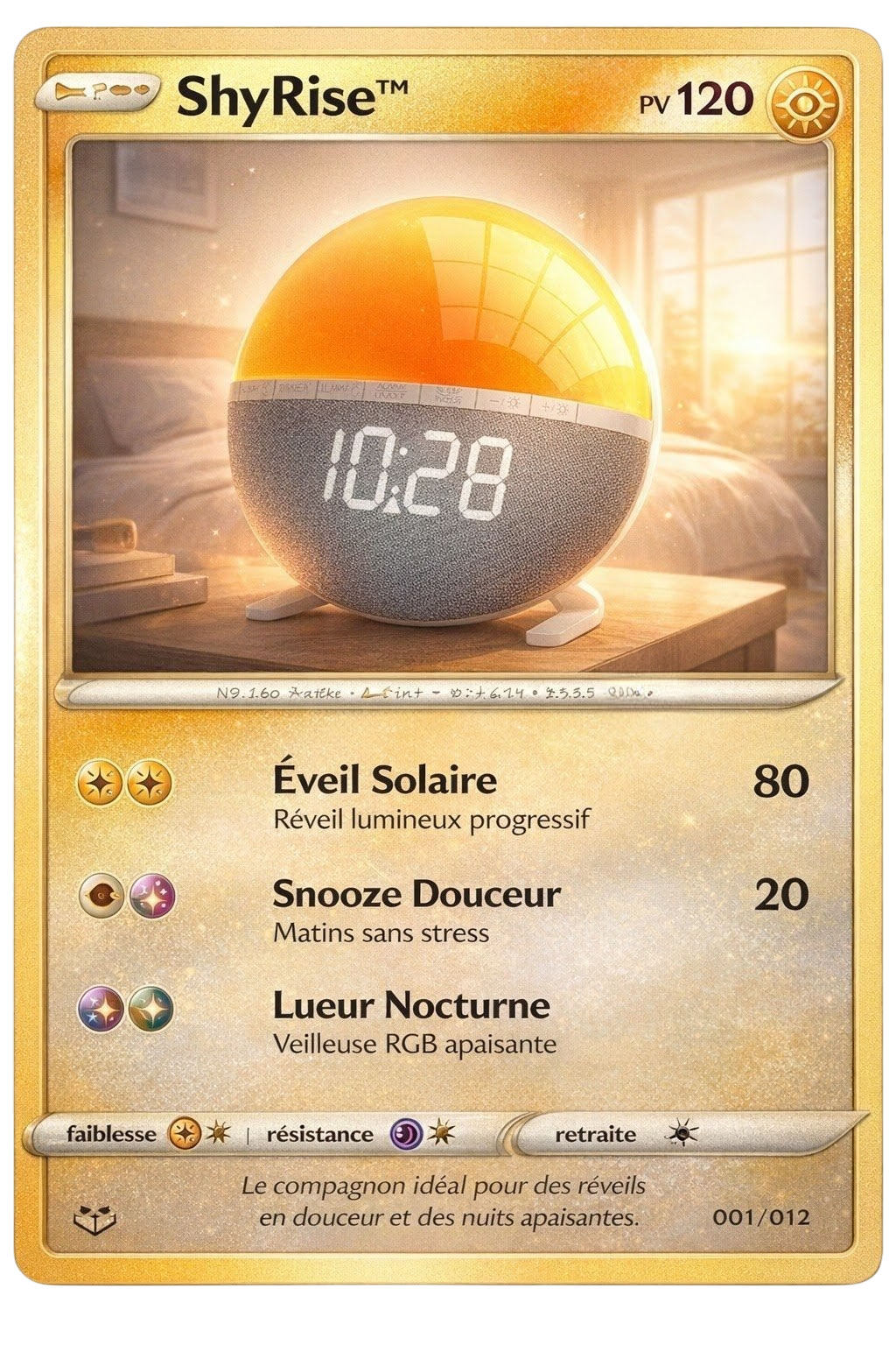 ShyRise réveil lumineux